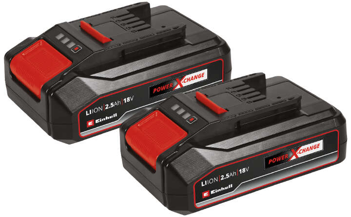 Einhell Akku 2 x 18V 2,5 Ah PXC-Twinpack